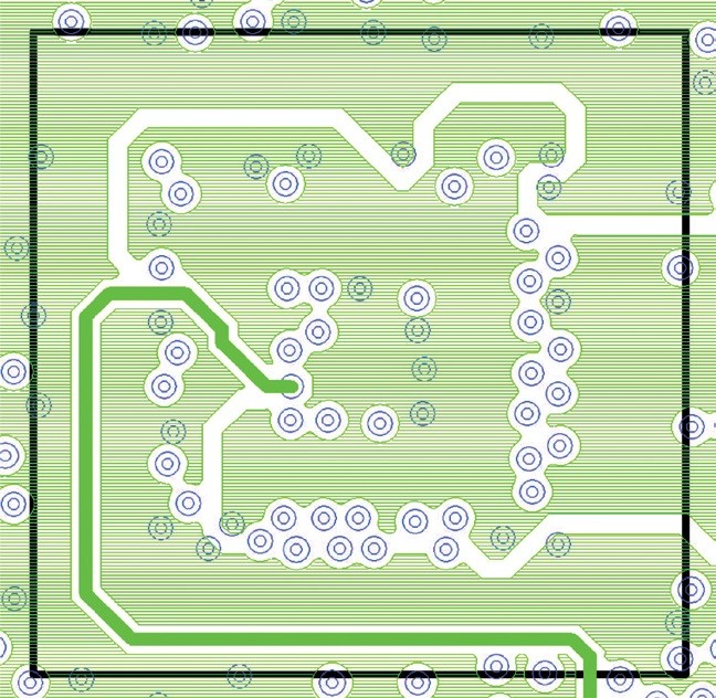 Obr. 23 BeagleBoard Layer 5 Napájecí vrstva